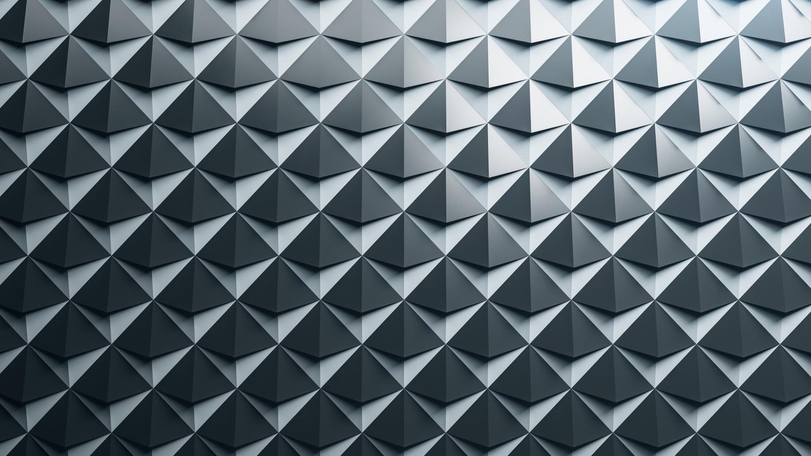 Patrón triangular gris que representa la transición de la economía de la atención a la intimidad artificial